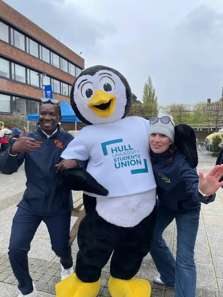 HUSU fun day with the Union mascot